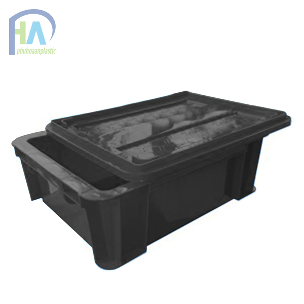 Thùng nhựa đặc B7 có nắp đậy tiện dụng
