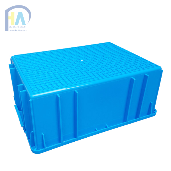 Mặt đáy thùng nhựa đặc B3 màu xanh dương
