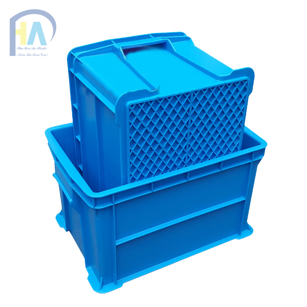 Thùng nhựa đặc B6 lồng vào nhau dễ dàng