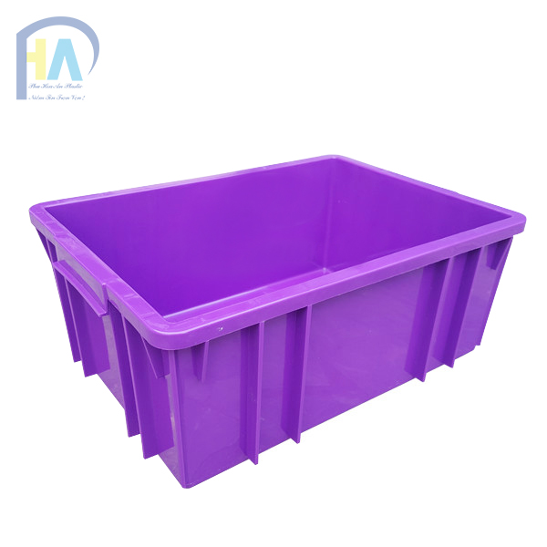 Thùng nhựa đặc B3 màu tím chất lượng cao