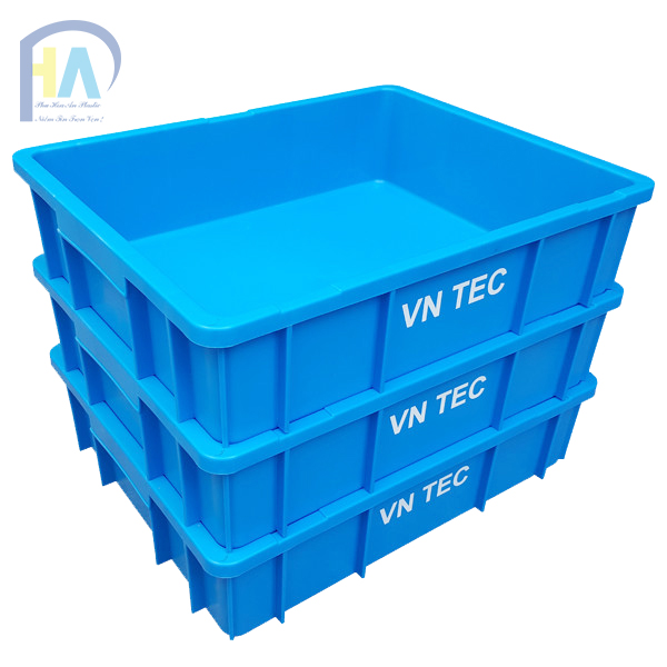 Thùng nhựa đặc B9 xếp chồng lên nhau chắc chắn