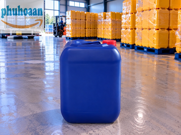 Can 20L Màu Xanh Quai Thẳng