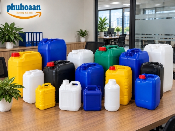 Công ty sản xuất can nhựa theo yêu cầu, giá tận xưởng