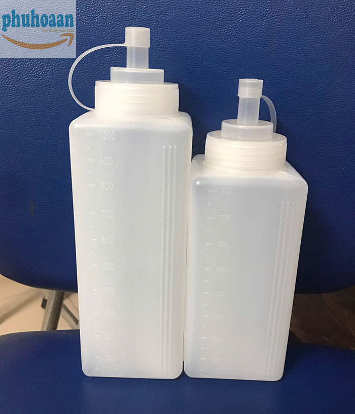 Chai nhựa đựng sốt 800ml giá rẻ