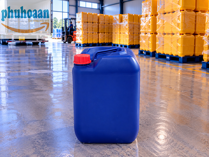 Can nhựa 20L vuông quai chéo giá rẻ