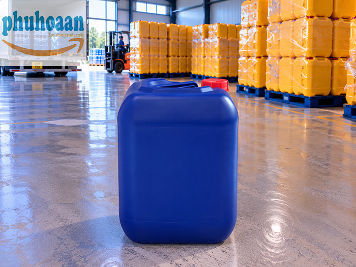 Can nhựa 20L vuông quai chéo giá rẻ